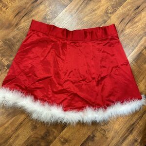 Mean girls Christmas skirt homemade fits size 6-8 costume Mrs clause Christmas